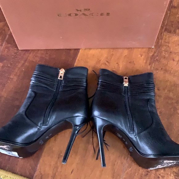 Coach Laurel Mill Leather Bootie - Picture 9 of 10